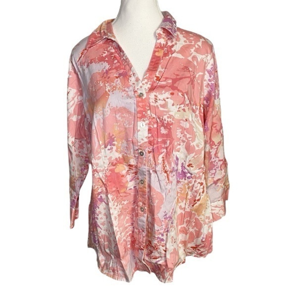 212 Paint Splatter Button Down Shirt
